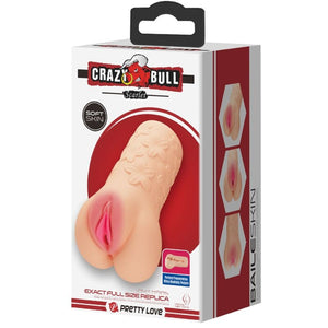 CRAZY BULL - SCARLET VAGINA-SHAPED MASTUBADOR CRAZY BULL