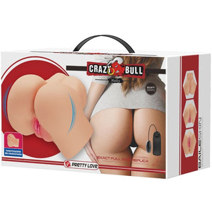 CRAZY BULL - РЕАЛИСТИЧНАЯ ВАГИНА И АНУС HAILEY ВИБРАТОР