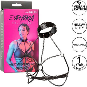 CALEXOTICS - EUPHORIA MULTI CHAIN ​​COLLAR HRNESS
