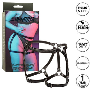 CALEXOTICS - EUPHORIA PLUS SIZE RIDING THIGH HARNESS CALEXOTICS