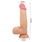 PRETTY LOVE - SLIDING SKIN SERIES РЕАЛИСТИЧЕСКИЙ ДИЛДО С SLIDING SKIN ПРИСОСКОЙ 21,8 СМ