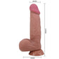 PRETTY LOVE - SLIDING SKIN SERIES РЕАЛИСТИЧЕСКИЙ ДИЛДО С СКОЛЬЗЯЩЕЙ КОРИЧНЕВОЙ КОЖЕЙ ПРИСОСКОЙ 21,8 СМ