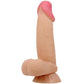 PRETTY LOVE - BĪDĀMĀS ĀDAS SĒRIJA REĀLISTS DILDO AR BĪDĀMĀM ĀDAS SŪCEKUSĒM 19,4 CM