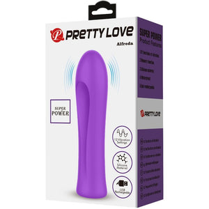 PRETTY LOVE - ALFREDA SUPER POWER ВИБРАТОР AQUA PURPLE
