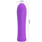 PRETTY LOVE - ALFREDA SUPER POWER ВИБРАТОР AQUA PURPLE