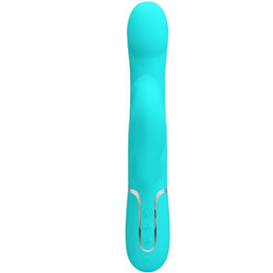 PRETTY LOVE - RABBIT VIBRATOR PEARLS AQUA GREEN PRETTY LOVE FLIRTATION