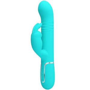 Симпатичная любовь - Coale Rabbit Vibrator Pearls Aqua Green
