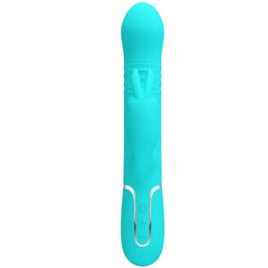 Симпатичная любовь - Coale Rabbit Vibrator Pearls Aqua Green