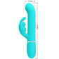 Симпатичная любовь - Coale Rabbit Vibrator Pearls Aqua Green