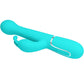 PRETTY LOVE - DEJON RABBIT ВИБРАТОР 3 В 1 МНОГОФУНКЦИОНАЛЬНЫЙ AQUA GREEN