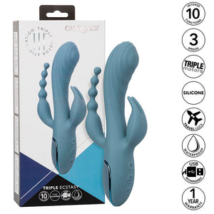 CALEXOTICS - VIBRATOR TRIPLE ECSTASY GREY CALEXOTICS