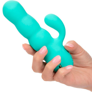 CALEXOTICS - DEL MAR DIVA VIBRATOR RABBIR AQUA GREEN BY CALIFORNIA DREAMING CALEXOTICS