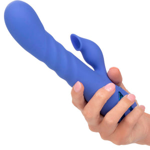 CALEXOTICS - L.A LOVE VIBRATOR & SUCKER BLUE BY CALIFORNIA DREAMING CALEXOTICS