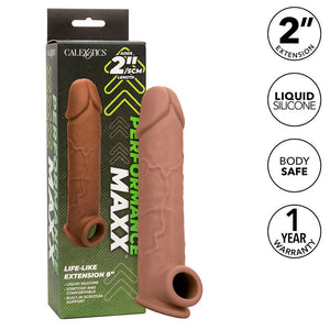 CALEXOTICS - PERFORMANCE MAXX LIFE-LIKE EXTENSION 8 BROWN SKIN CALEXOTICS