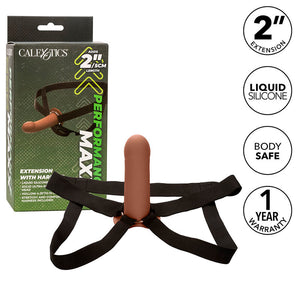 CALEXOTICS — PERFORMANCE MAXX EXTENSION AR BRŪNU ĀDU