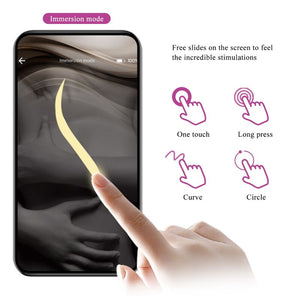 PRETTY LOVE - FISHERMAN APP УПРАВЛЯЕМОЕ ВИБРАЦИОННОЕ ЯЙЦО LILA