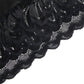 SUBBLIME — BABYDOLL AR ZIEDU APRAKSTU KRŪTIS, BLACK S/M
