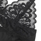 SUBBLIME — BABYDOLL AR ZIEDU APRAKSTU KRŪTIS, BLACK S/M