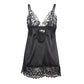 SUBBLIME — BABYDOLL AR ZIEDU APRAKSTU KRŪTIS, BLACK S/M