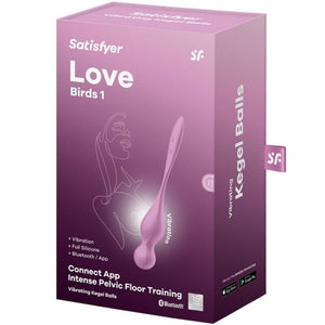 APMIERINĀTĀJS - LOVE BIRDS VIBRATING KEGEL BALLS PINK