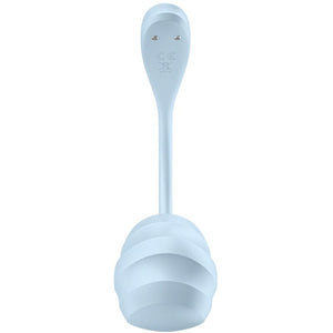 APMIERINĀTĀJS — BEZMAKSAS LIETOTNE SMOOTH PETAL G-PUNKTA STIMULĀTORS SKY BLUE