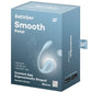 APMIERINĀTĀJS — BEZMAKSAS LIETOTNE SMOOTH PETAL G-PUNKTA STIMULĀTORS SKY BLUE