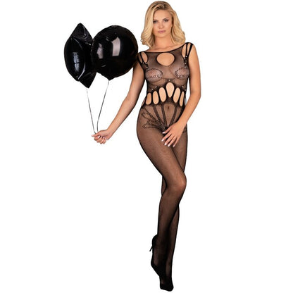 LIVCO CORSETTI FASHION — AMAHIL BODYSTOCKING BEZKRĀJUMI, BLACK VIENS IZMĒRS