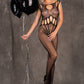 LIVCO CORSETTI FASHION — AMAHIL BODYSTOCKING BEZKRĀJUMI, BLACK VIENS IZMĒRS