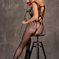 LIVCO CORSETTI FASHION — AMAHIL BODYSTOCKING BEZKRĀJUMI, BLACK VIENS IZMĒRS
