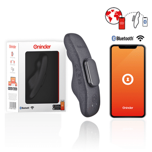 ONINDER - MANILA PANTY ПЕРЕЗАРЯЖАЕМЫЙ ВИБРАТОР 9 СКОРОСТЕЙ 9,6 СМ X 2,6 СМ - БЕСПЛАТНОЕ ПРИЛОЖЕНИЕ
