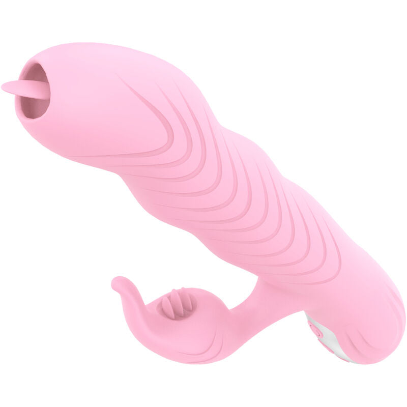 ARMONY - MARCIA VIBRATOR & THRUSTING DOUBLE TONGUE HEAT EFFECT PINK - LoveYou.lv