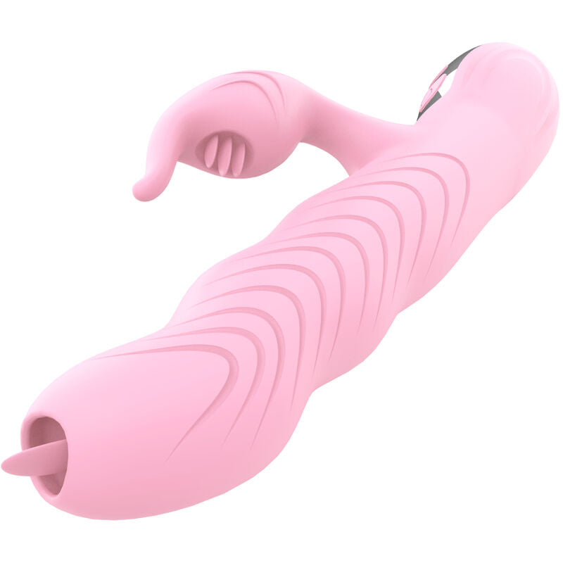 ARMONY - MARCIA VIBRATOR & THRUSTING DOUBLE TONGUE HEAT EFFECT PINK - LoveYou.lv