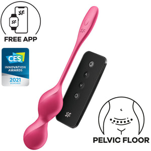 SATISFYER - LOVE BIRDS 2 ВИБРАЦИОННЫЕ ШАРИКИ КЕГЕЛЯ + БЕСПЛАТНОЕ ПРИЛОЖЕНИЕ