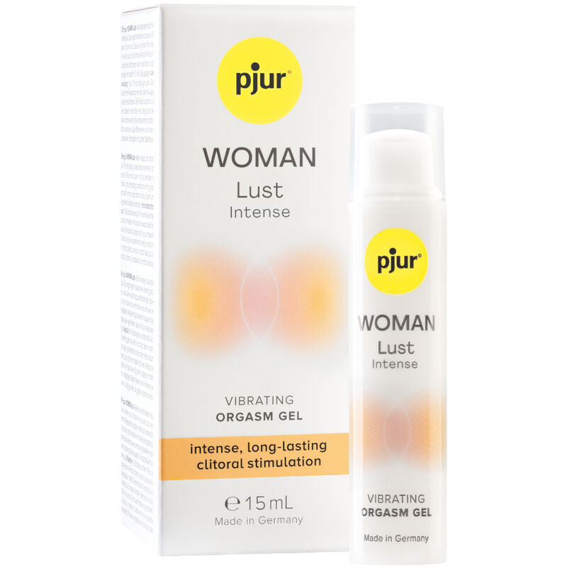 PJUR Woman Lust Intense Vibrating Gel 15ml for clitoral stimulation with natural ingredients