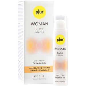 PJUR Woman Lust Intense Vibrating Gel 15ml for clitoral stimulation with natural ingredients