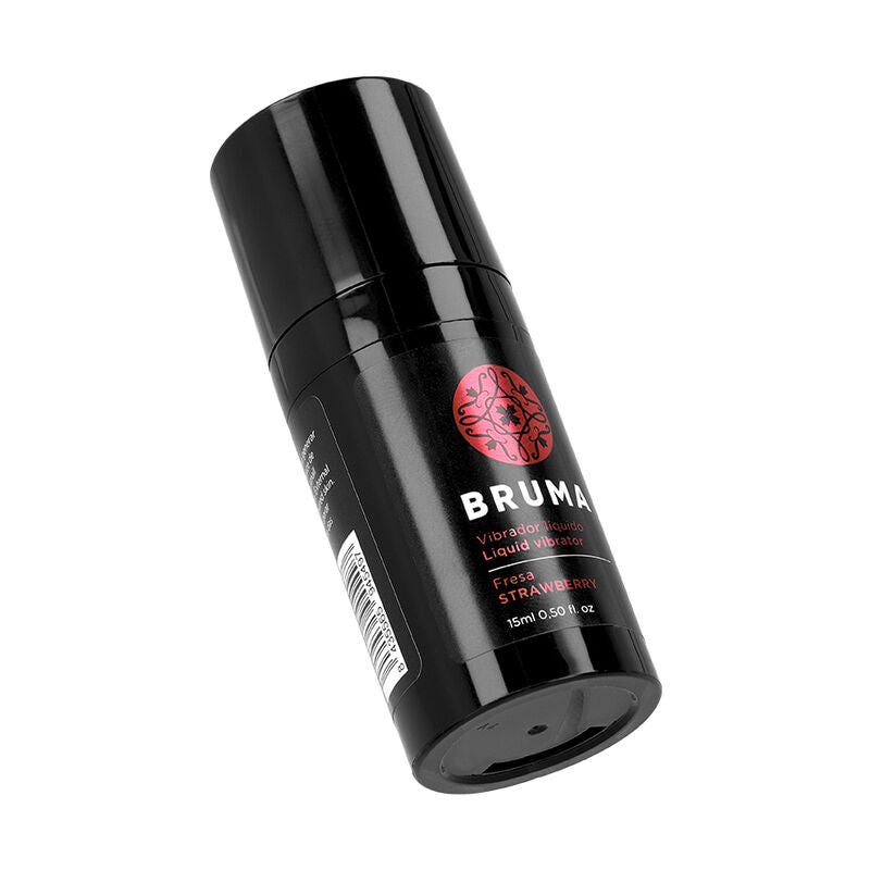 BRUMA Liquid Vibrator Ultra Sliding Strawberry 15ml bottle, intimate gel for enhanced pleasure