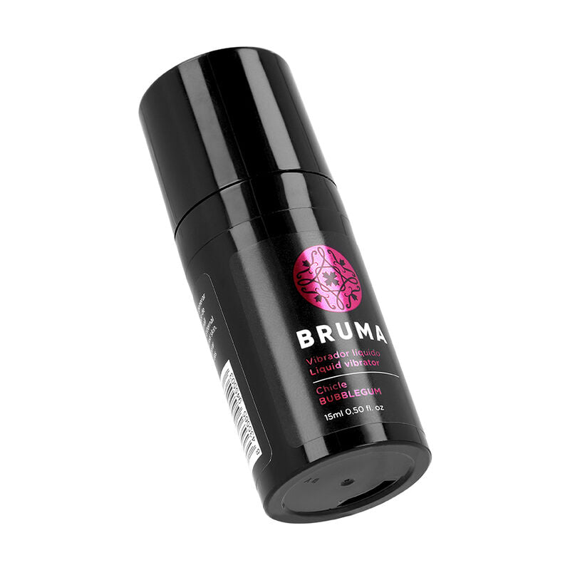 BRUMA Liquid Vibrator Ultra Sliding Bubblegum 15ml intimate gel in black bottle