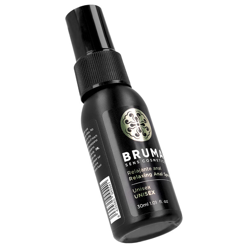 BRUMA Relaxing Anal Spray Unisex 30ml bottle, intimate care for comfortable and enjoyable experiences.