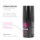 BRUMA Bubblegum Flavor Intensifying Balm 15ml, intimate gel for enhancing mood and stimulation, travel-friendly packaging.