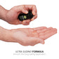 Hands pouring BRUMA Watermelon Flavor Stimulating Gel with ultra sliding formula onto palm for smooth application.
