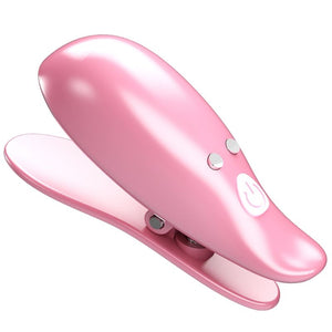 PRETTY LOVE - LEAF VIBRATING NIPPLE CLAMPS PINK PRETTY LOVE FLIRTATION