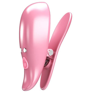 PRETTY LOVE - LEAF VIBRATING NIPPLE CLAMPS PINK PRETTY LOVE FLIRTATION