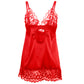 SUBBLIME - SATIN BABYDOLL AR MEŽĢĪŅU RED S/M