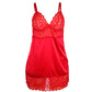 SUBBLIME - SATIN BABYDOLL AR MEŽĢĪŅU RED S/M