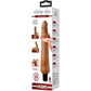 Pretty Love Alfredo realistic vibrating dildo with packaging featuring veiny shaft and multi-speed vibration functions.