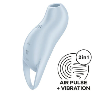 SATISFYER - POCKET PRO 1 СТИМУЛЯТОР КЛИТОРА СВЕТЛО-ГОЛУБОЙ