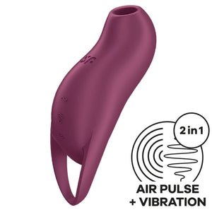 SATISFYER - POCKET PRO 1 СТИМУЛЯТОР КЛИТОРА ГРАНАТ