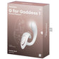 APMIERINĀTĀJS - G FOR DIEVIETE 1 ZAĶIS VIBRATORS, BALTS