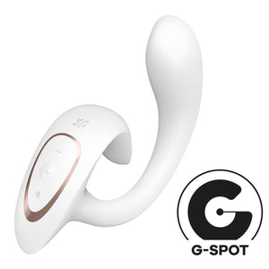 APMIERINĀTĀJS - G FOR DIEVIETE 1 ZAĶIS VIBRATORS, BALTS