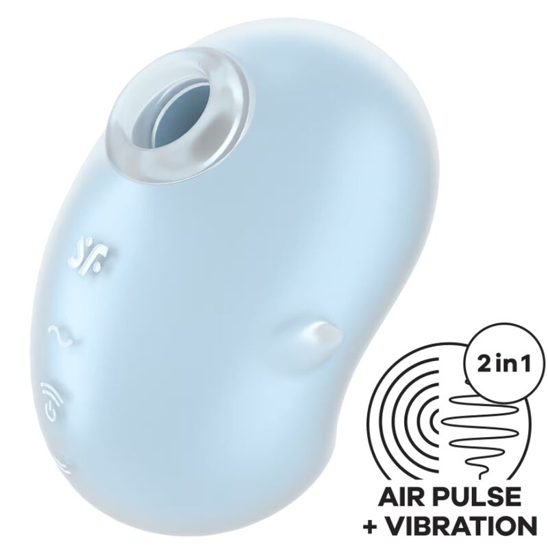 SATISFYER — CUTIE GHOST LAY-ON VIBRATORS GAIŠI ZILS